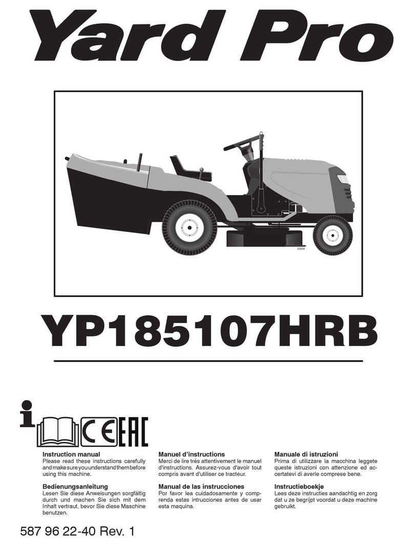 Yard Pro YP185107HRB instruction manual