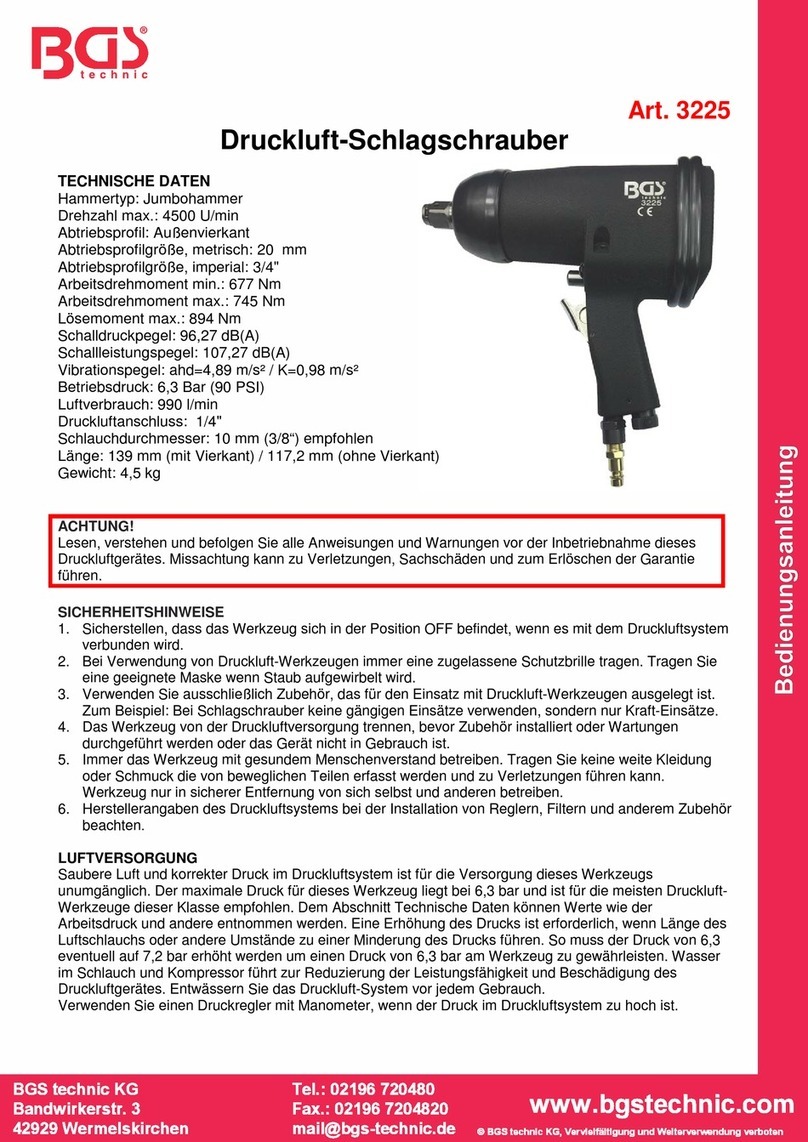 BGS technic 3225 manual