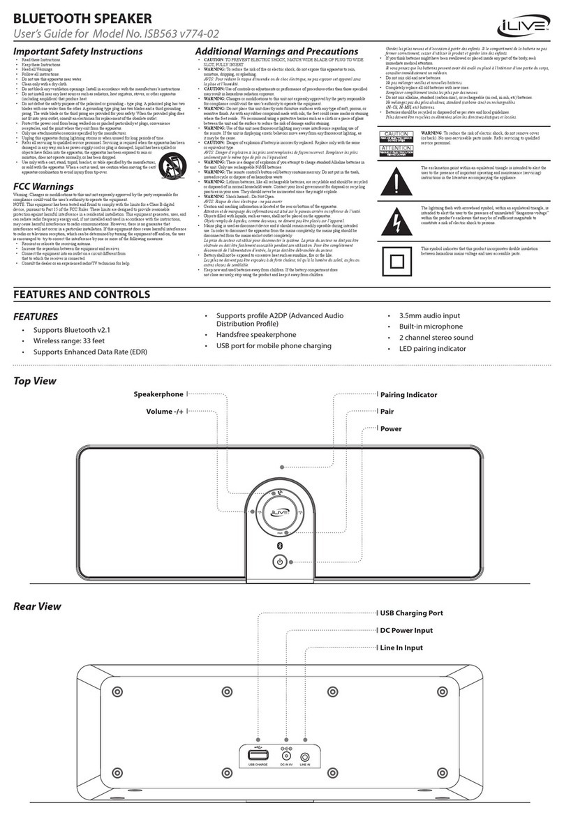iLive ISB563 v774-02 user guide