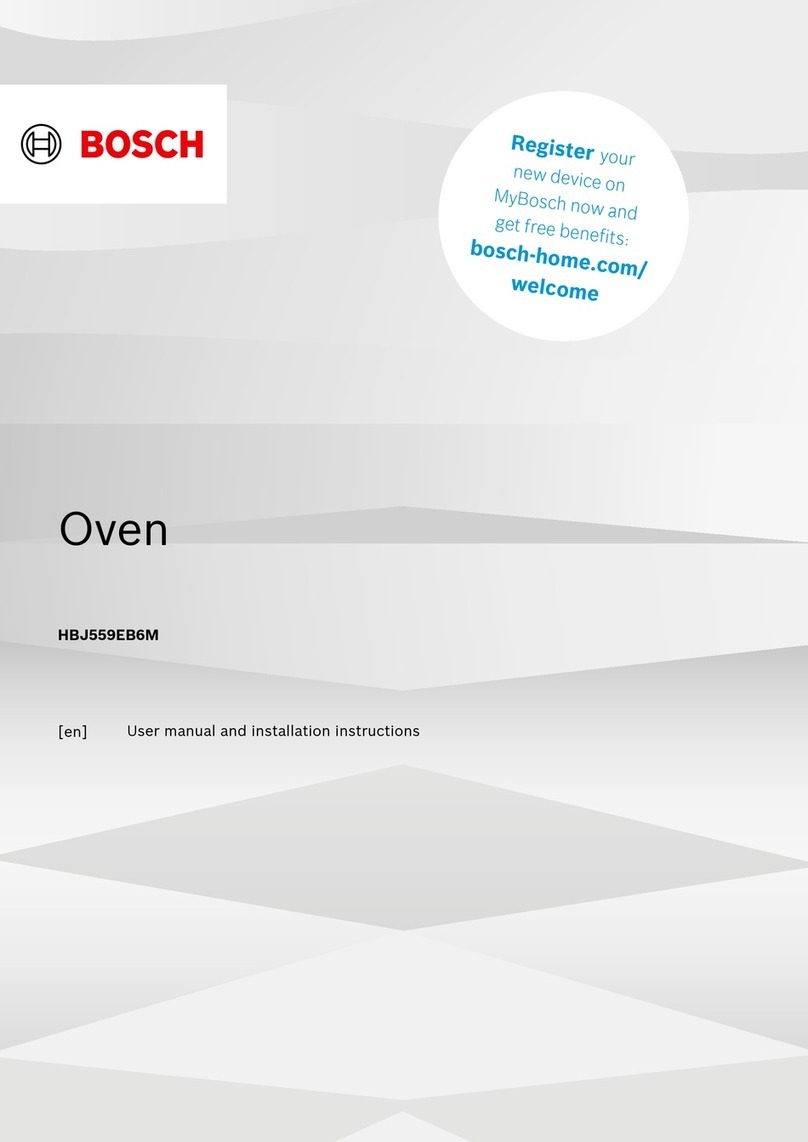 Bosch HBJ559EB6M User manual