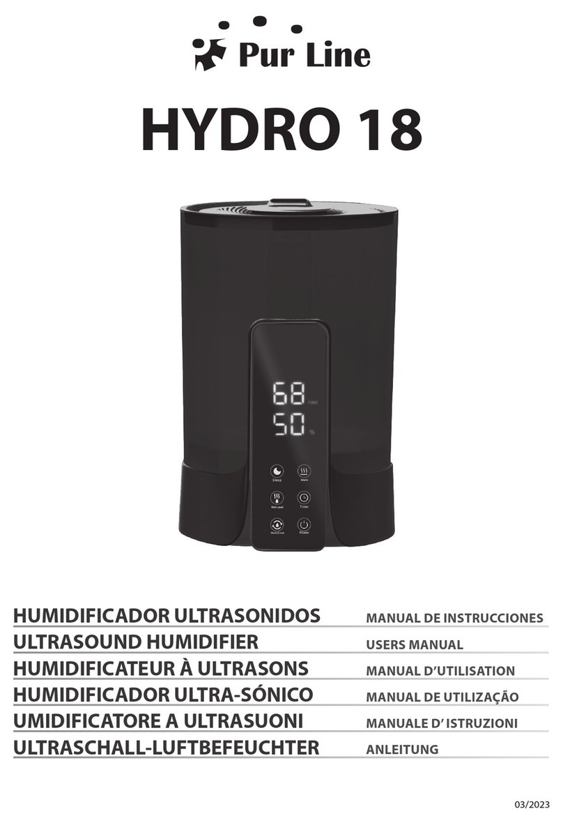 Pur Line HYDRO 18 user manual