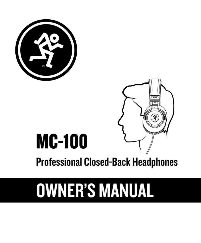 Mackie MC-100 User manual