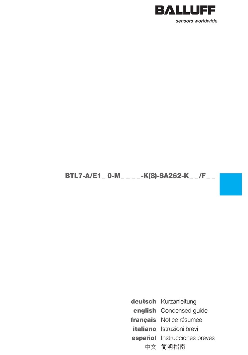 Balluff MICROPULSE BTL7-A/E1 0-M Series Condensed guide