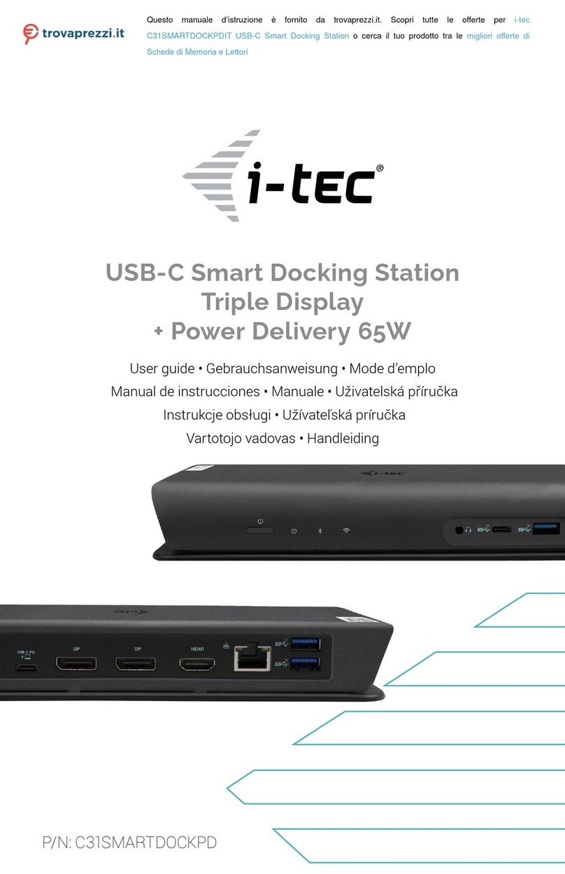 Itec C31SMARTDOCKPDIT User manual