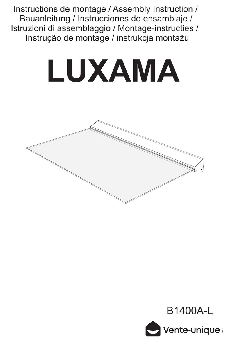 Vente Unique LUXAMA Assembly instruction Vente Unique LUXAMA Assembly instruction