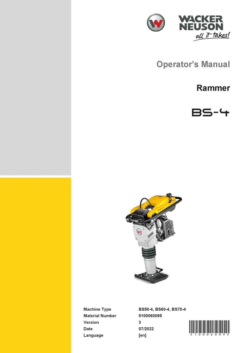 Wacker Neuson BS-4 User manual