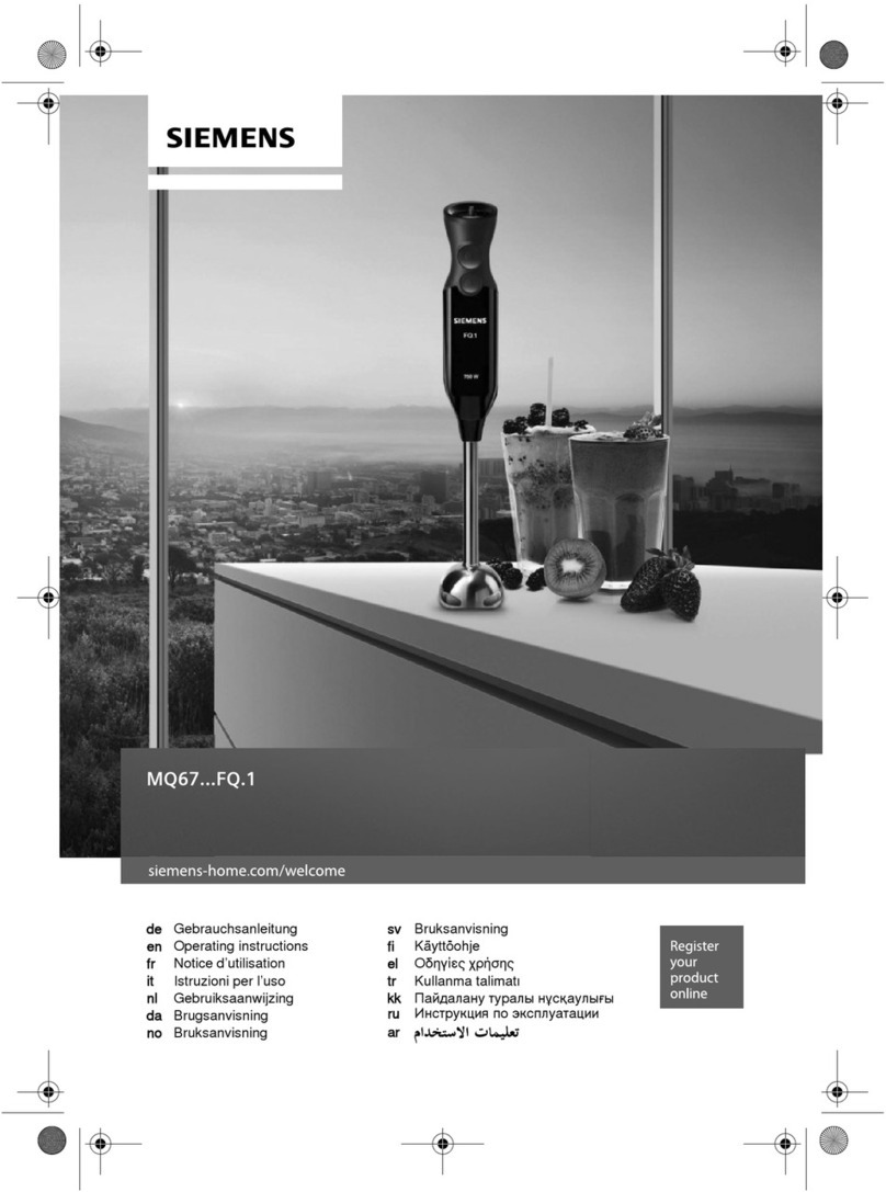 Siemens MQ67 FQ Series User manual