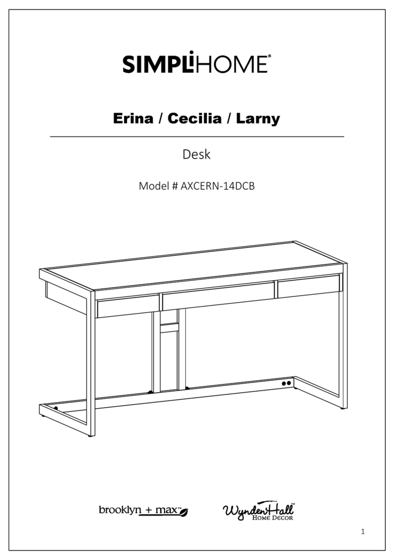 Simpli Home brooklyn+max WyndenHall AXCERN-14DCB manual
