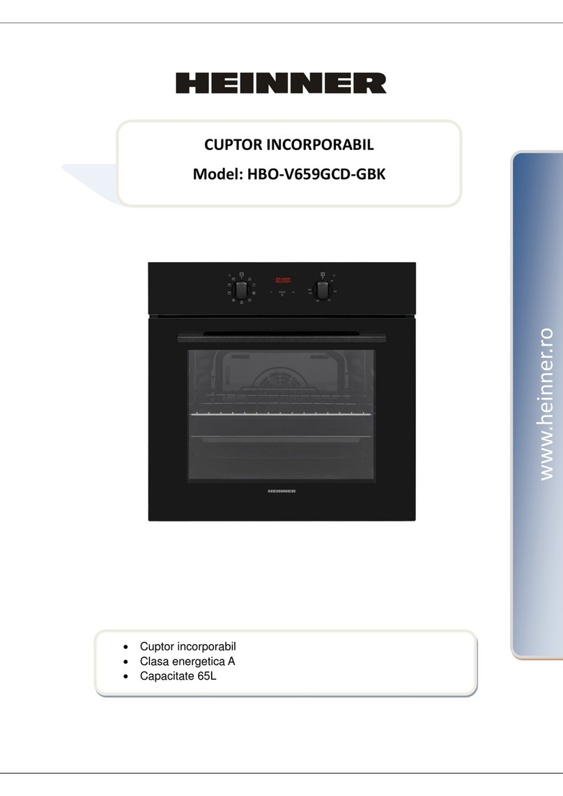 Heinner HBO-V659GCD-GBK manual