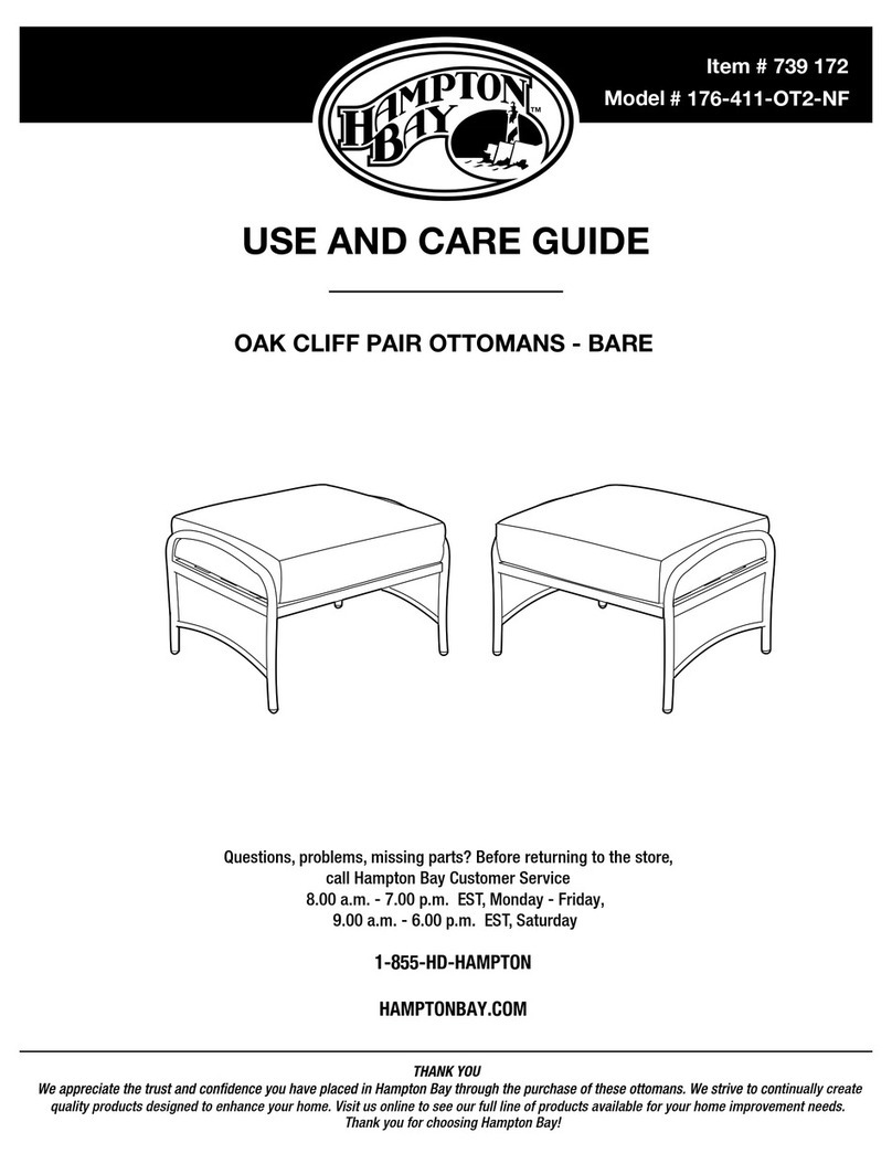HAMPTON BAY 176-411-OT2-NF User manual