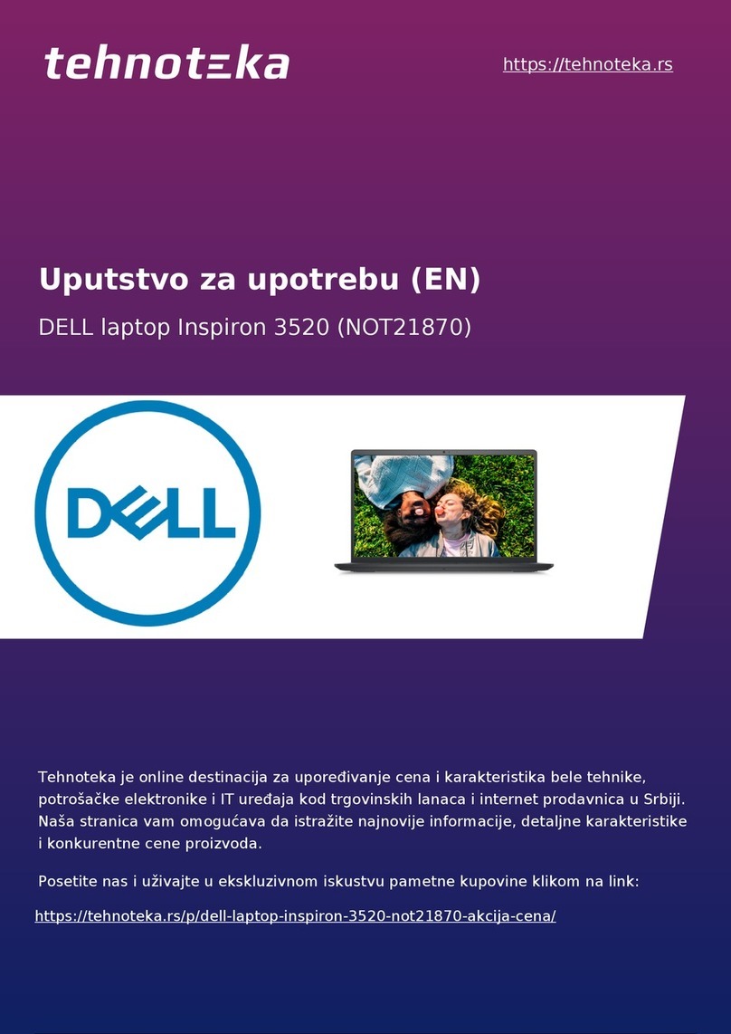 Dell NOT21870 Operation and maintenance manual