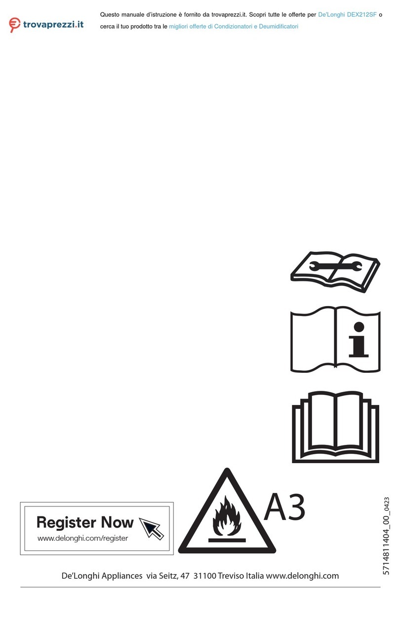 DeLonghi DEX212SF User manual