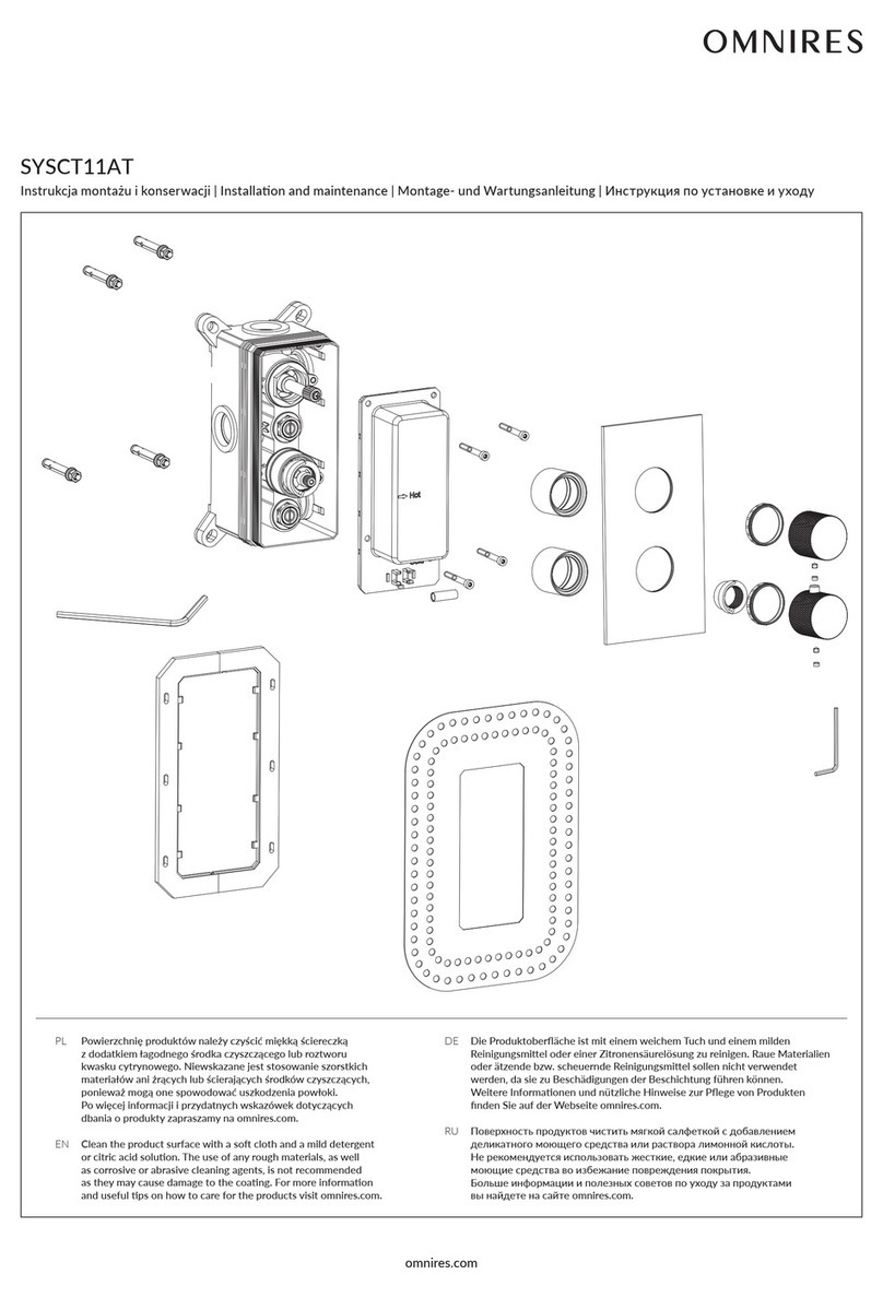 Omnires SYSCT11AT Instruction Manual
