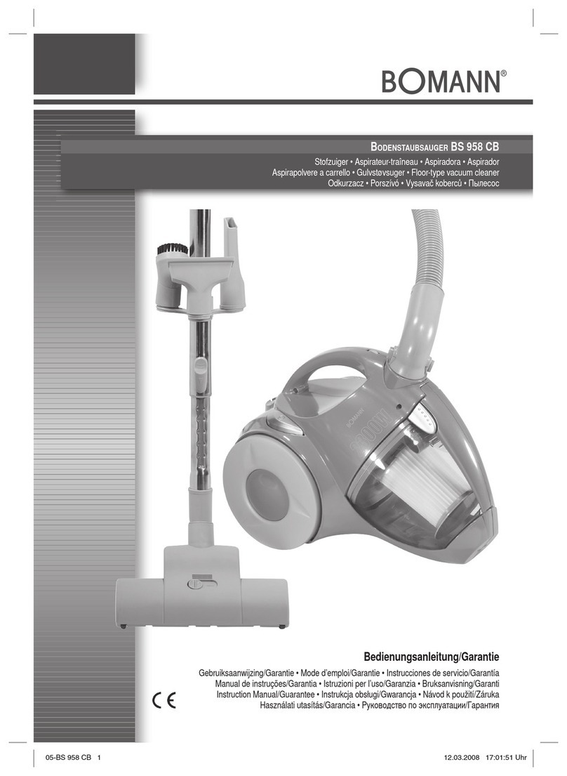 BOMANN BS 958 CB instruction manual