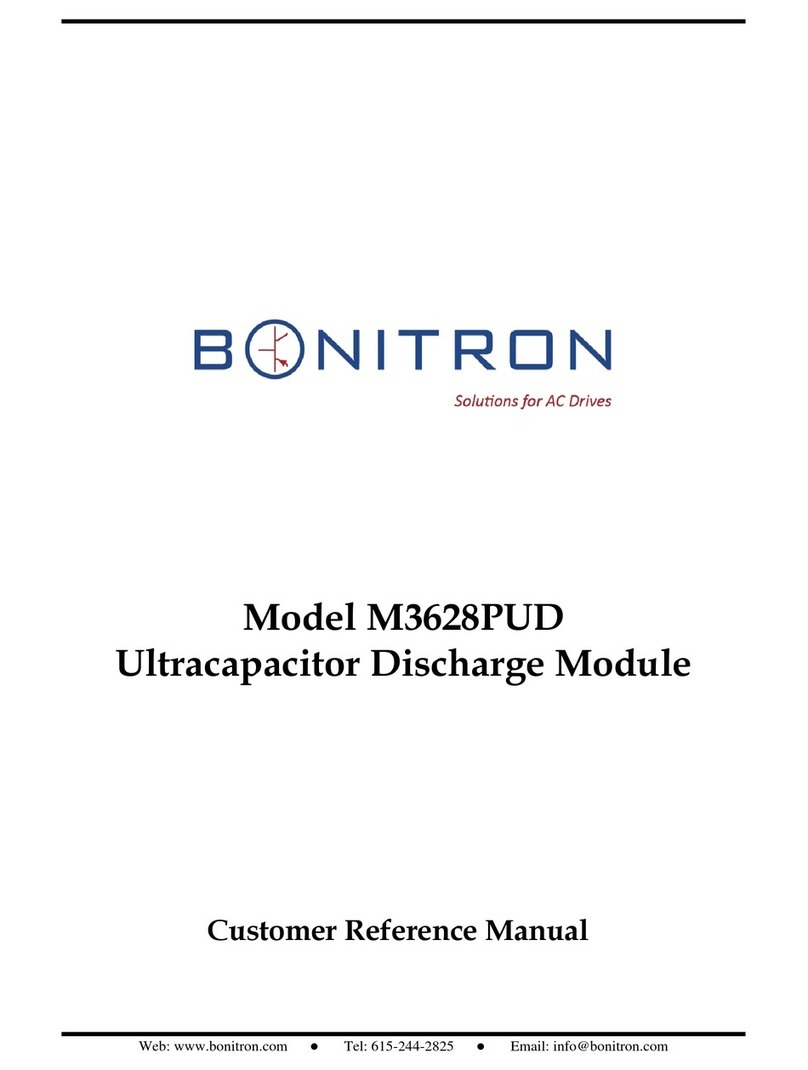 bonitron M3628PUD Customer Reference Manual bonitron M3628PUD Customer Reference Manual