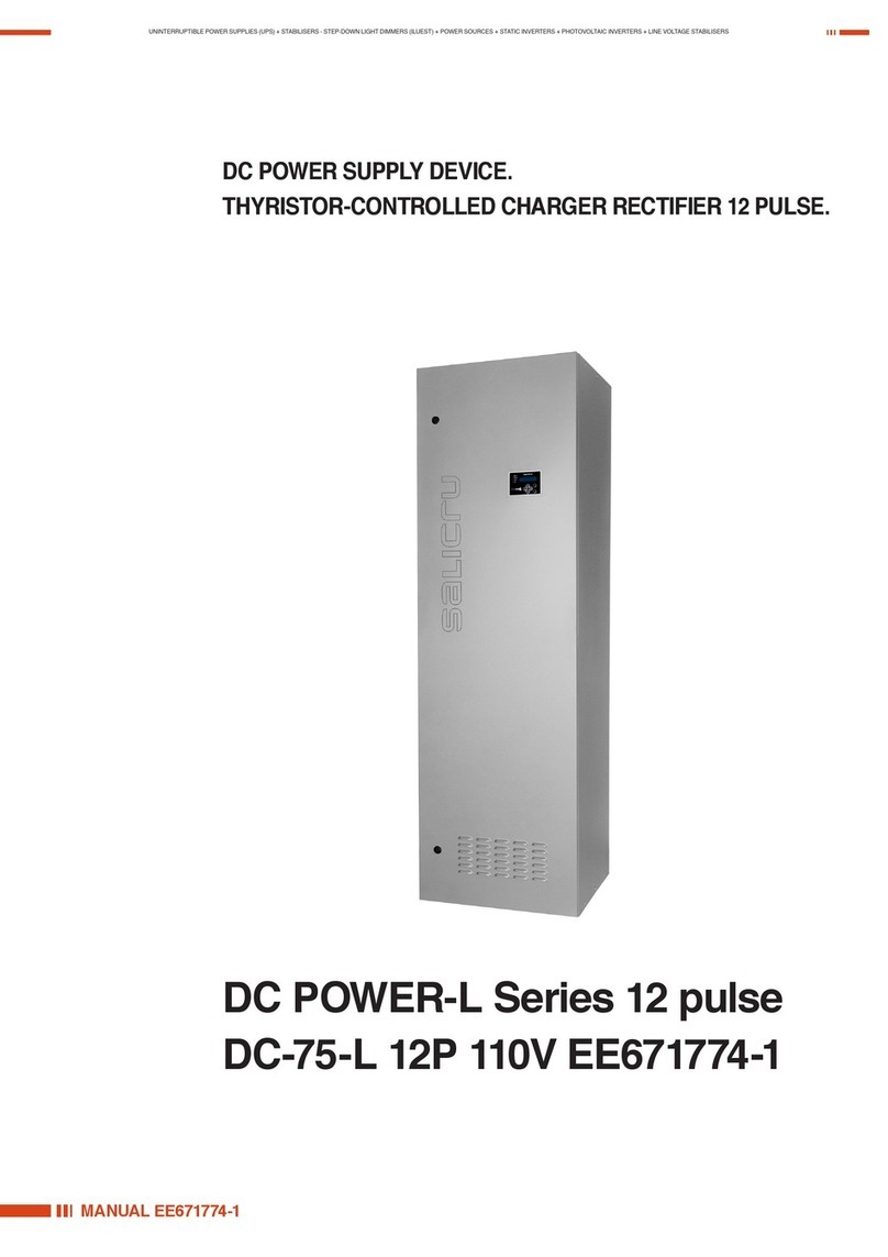 Salicru DC POWER-L DC-75-L 12P 110V EE671774-1 manual