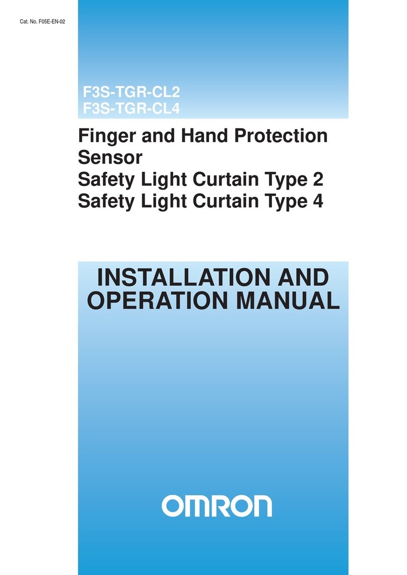 Omron F3S-TGR-CL2 User manual