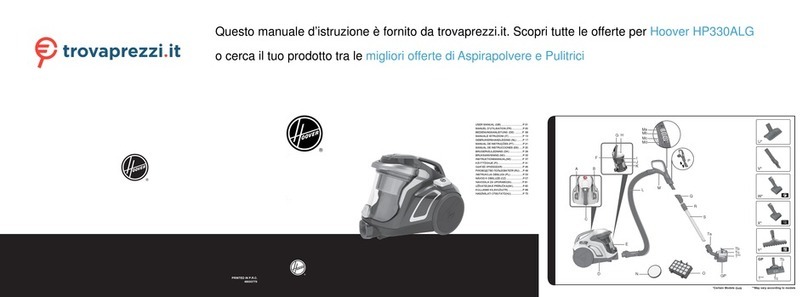 Hoover HP330ALG User manual