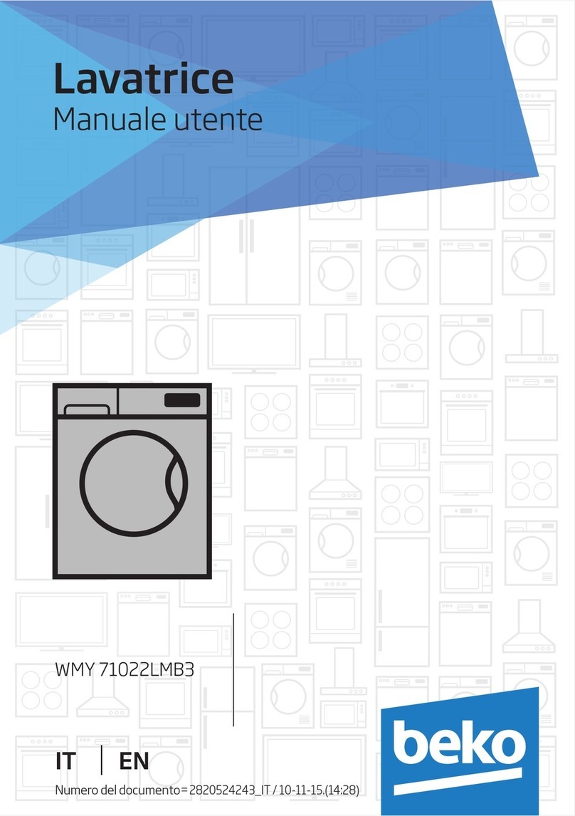 Beko WMY 71022LMB3 user manual