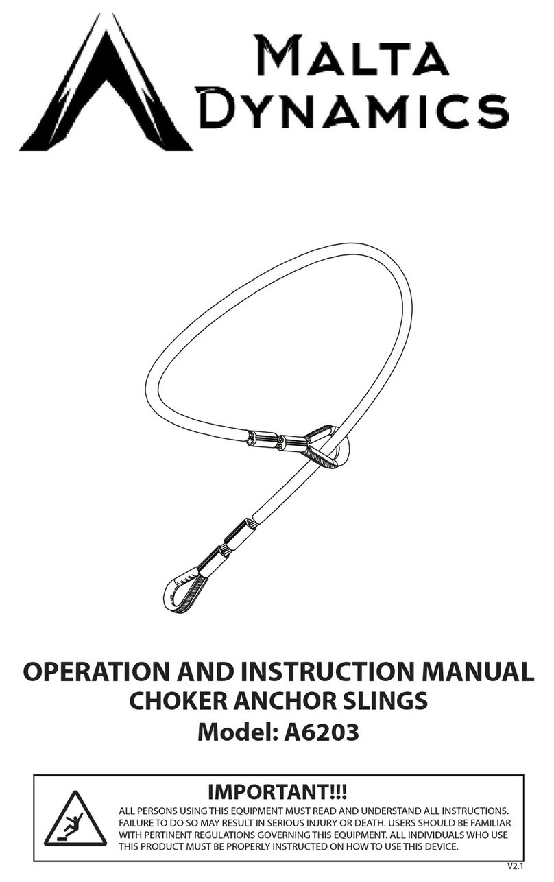 Malta Dynamics A6203 Operation and instruction manual Malta Dynamics A6203 Operation and instruction manual