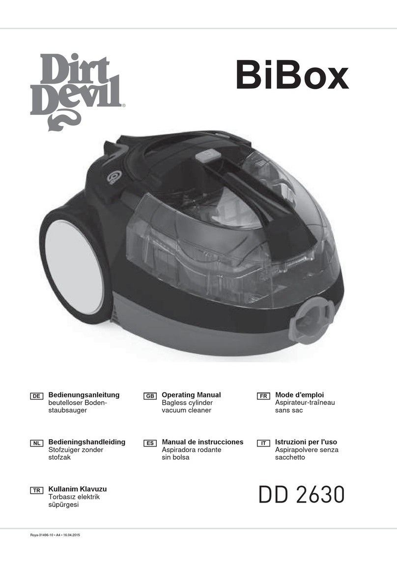 Dirt Devil BiBox DD 2630 operating manual
