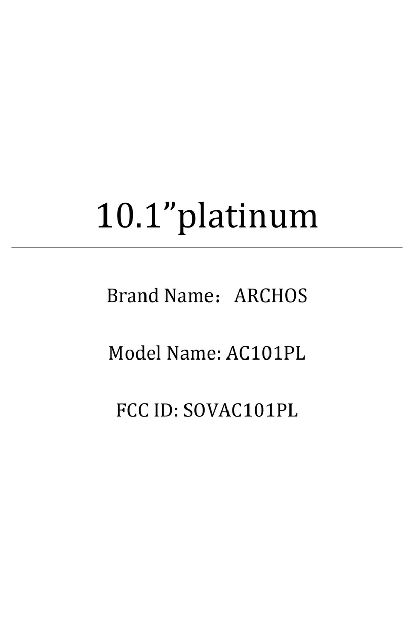 Archos AC101PL User manual
