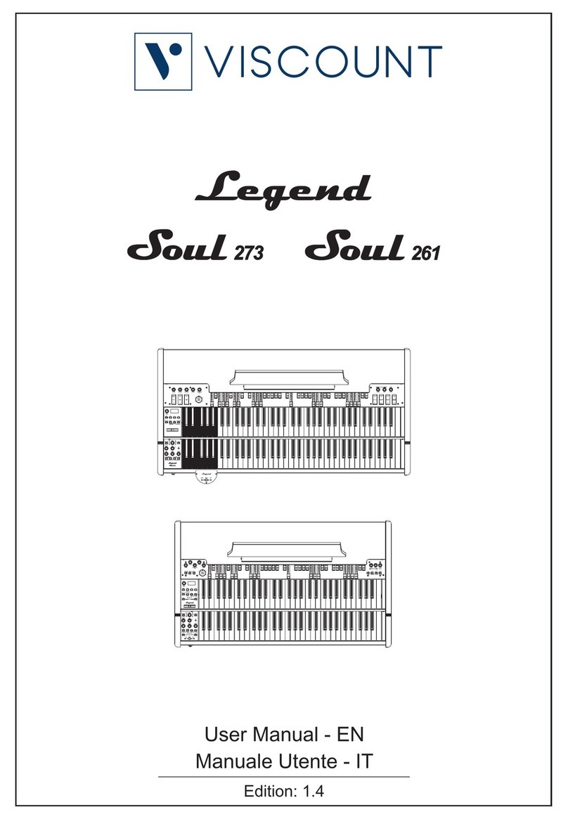Viscount Legend SOUL 261 User manual