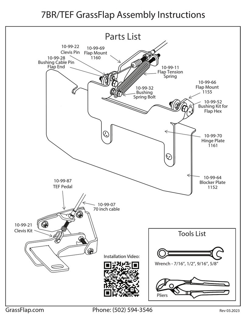 GrassFlap 7BR/TEF Assembly instructions