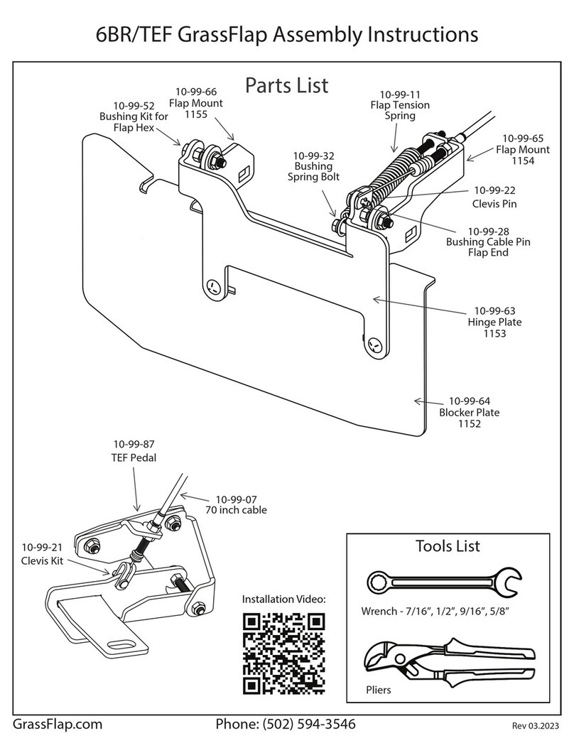GrassFlap 6BR/TEF Assembly instructions