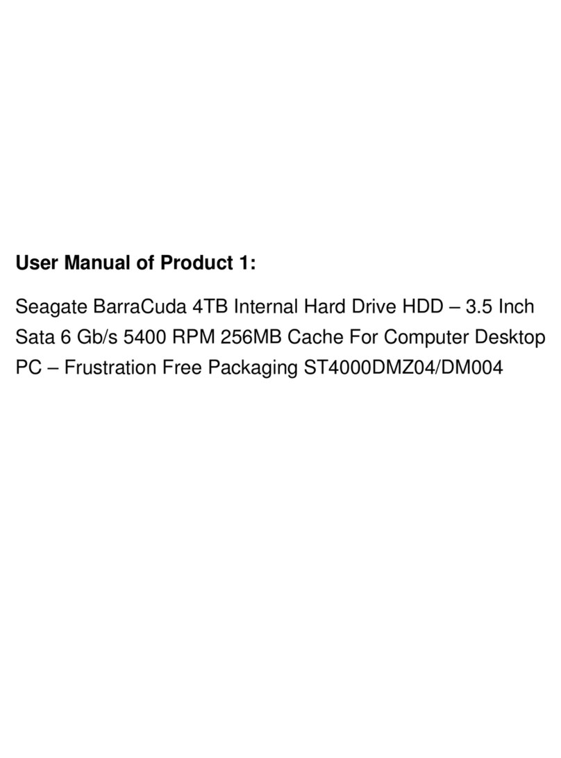 Seagate BARRACUDA COMPUTE ST4000DMZ04 User manual