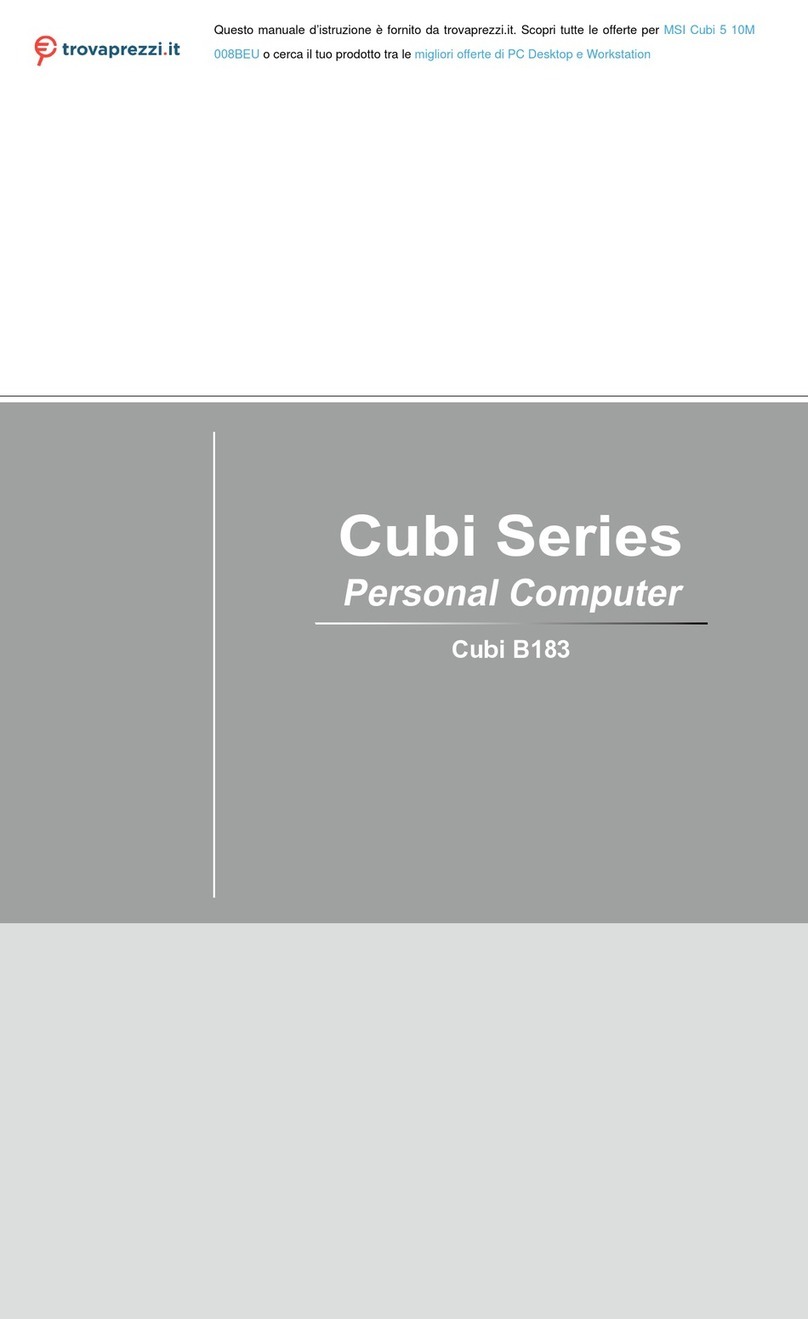 MSI Cubi 5 10M 008BEU User manual