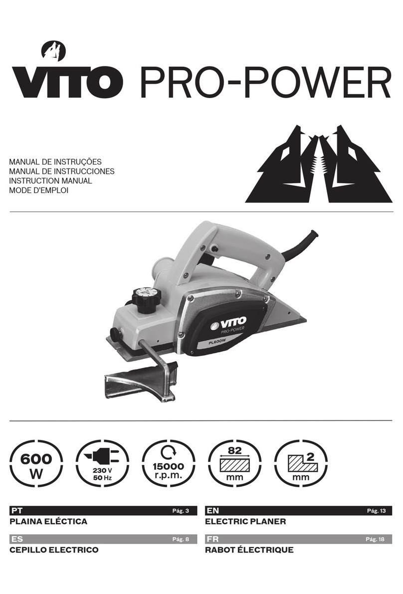 VITO PRO-POWER PL600W instruction manual