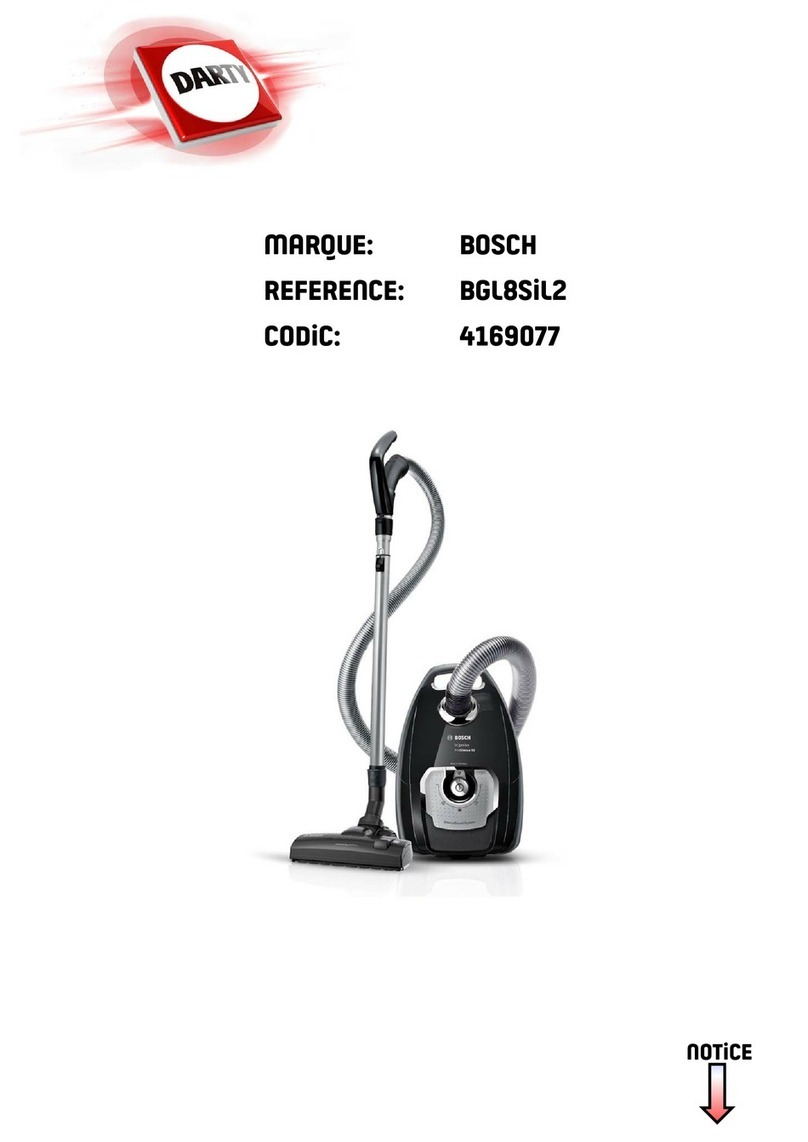 Bosch IN'GENIUS BGL8SIL2 instruction manual
