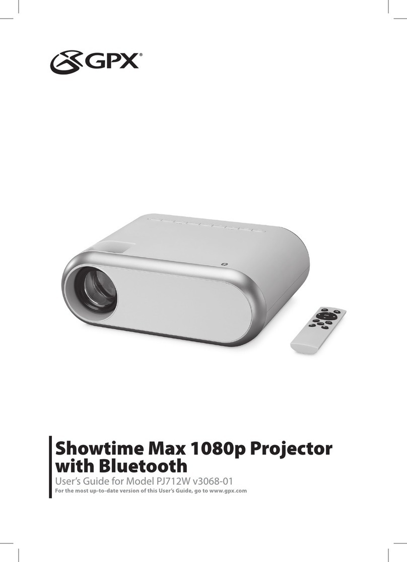 GPX Showtime Max User manual