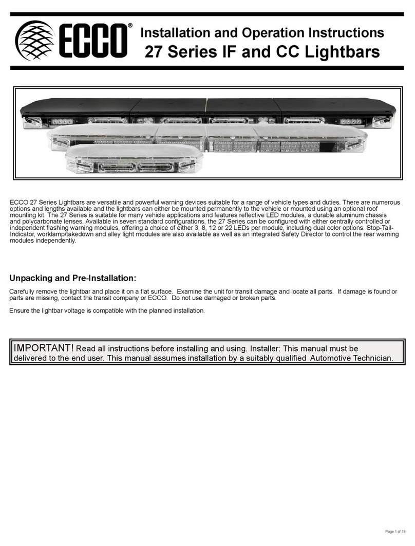 Ecco 27 Series Owner's manual