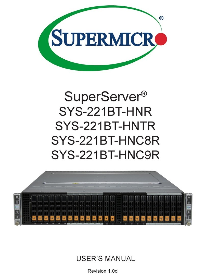 Supermicro SuperServer SYS-221BT-HNR User manual