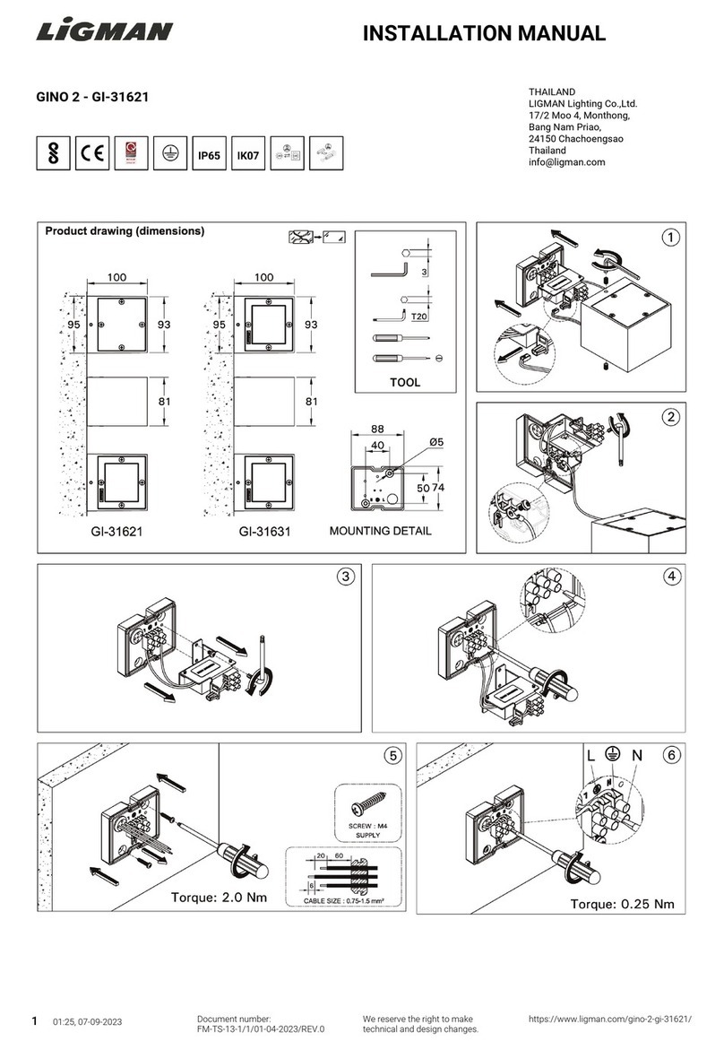 LIGMAN GI-31621 User manual