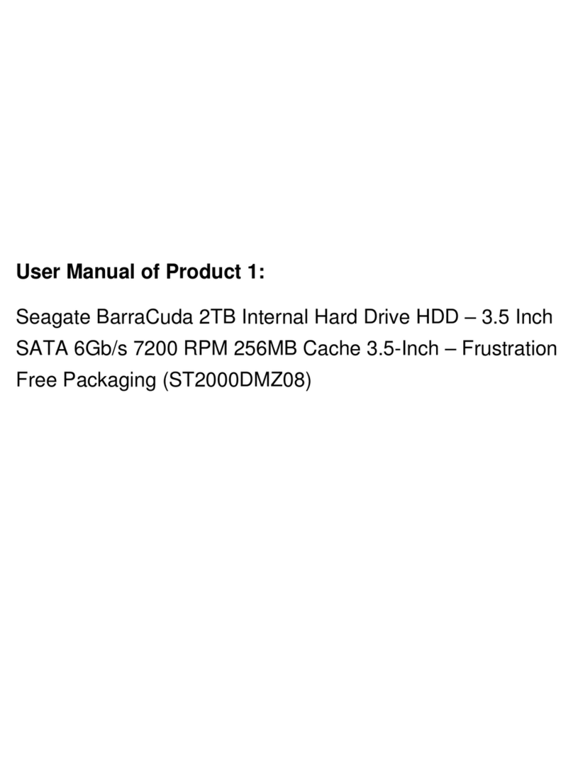 Seagate BARRACUDA COMPUTE ST2000DMZ08 User manual