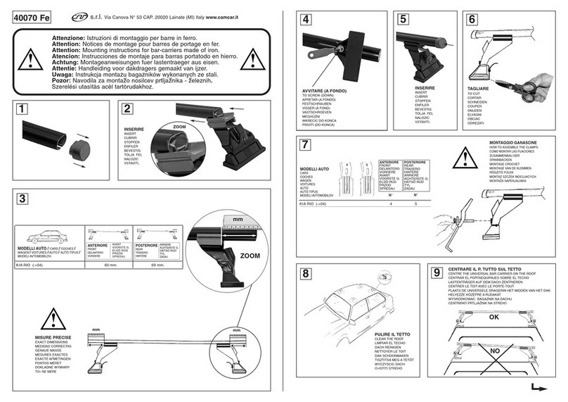 Camcar 40070 Fe Mounting instructions