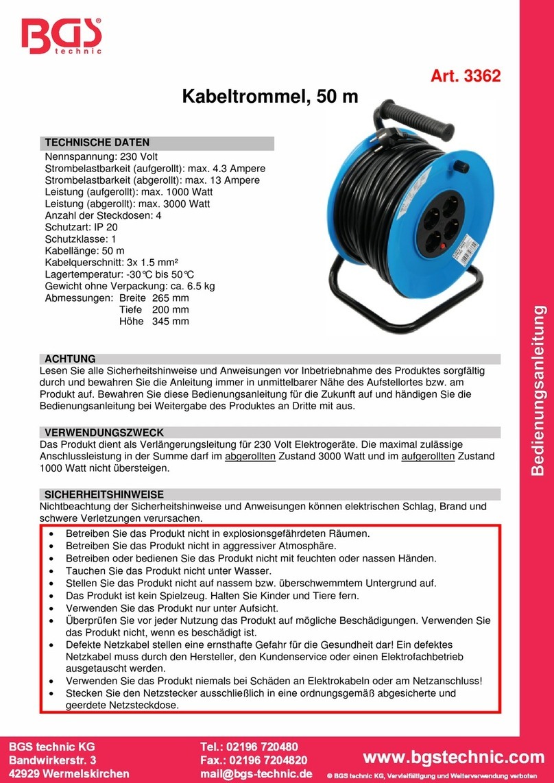 BGS technic 3362 manual