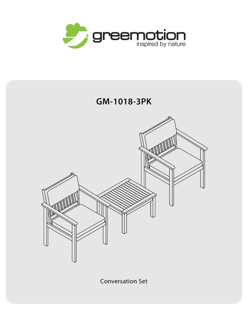 Greemotion GM-1018-3PK User manual