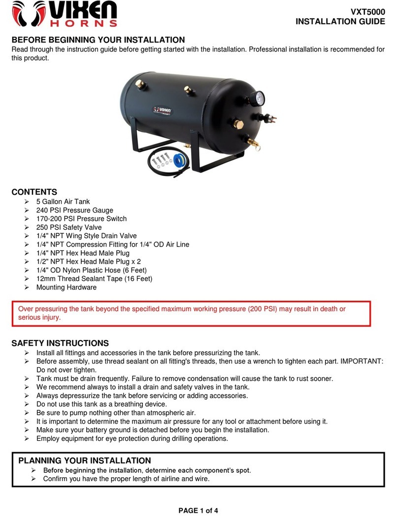 Vixen Horns VXT5000 installation guide