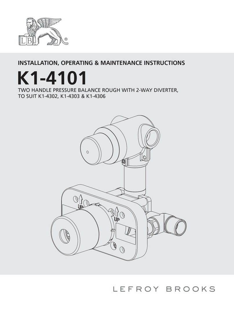Lefroy Brooks K1-4101 Assembly instructions