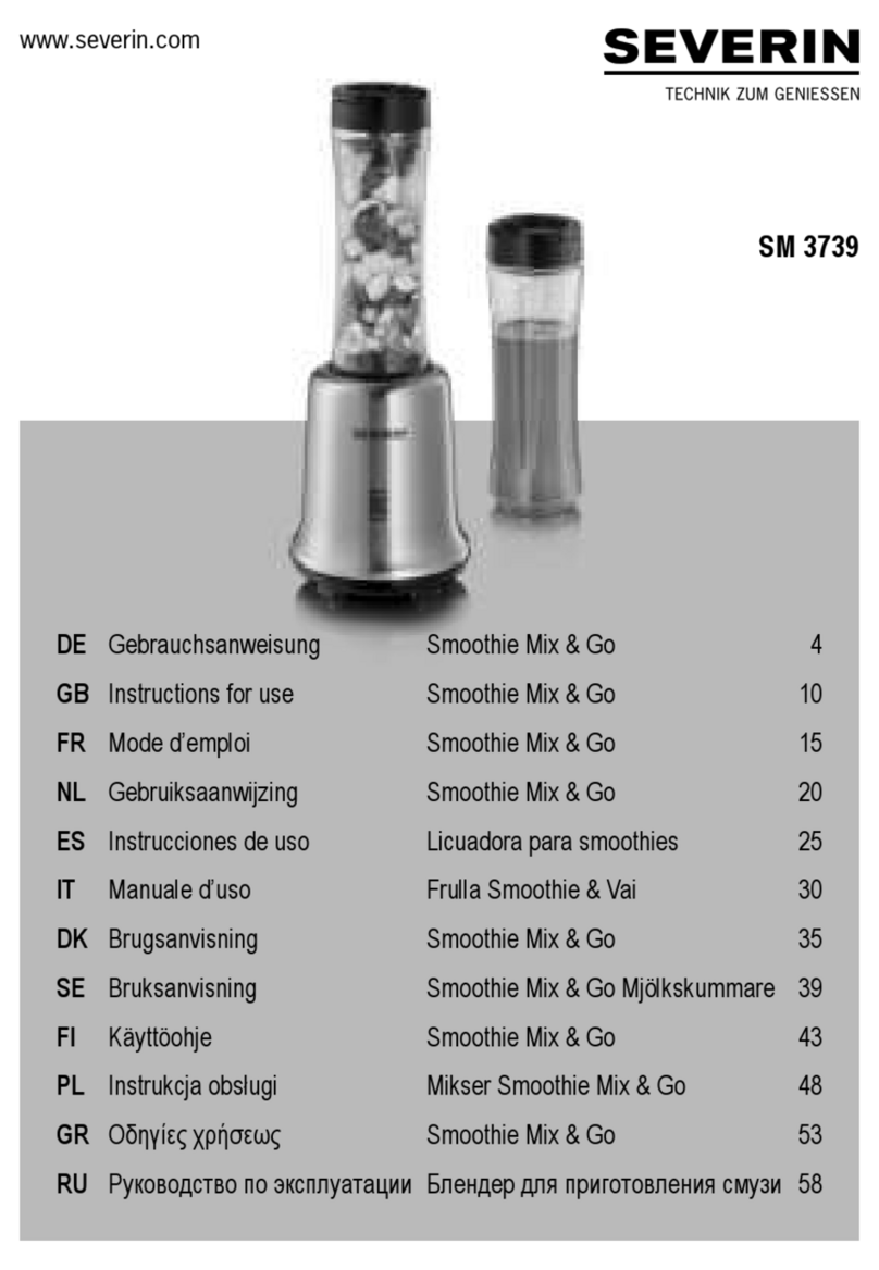 SEVERIN SM 3739 Instructions for use