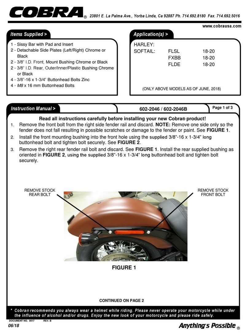 Cobra 602-2046 User manual