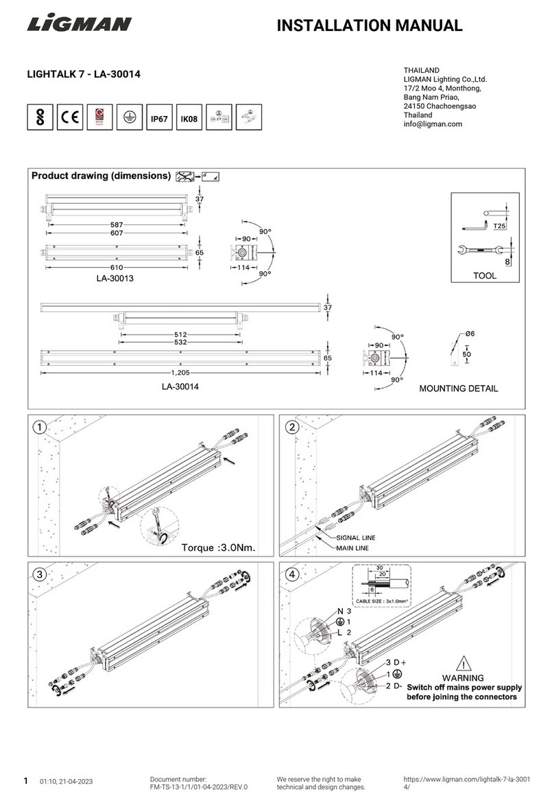 LIGMAN LA-30014 installation manual