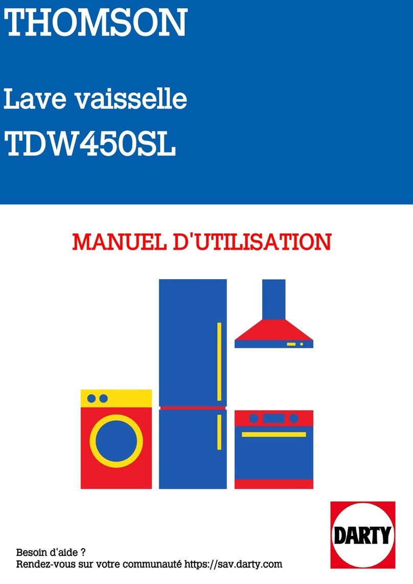 THOMSON TDW450WH User manual
