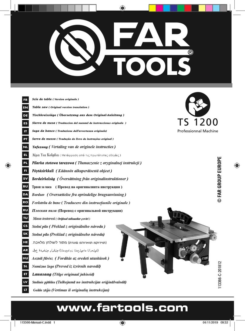 Far Tools TS 1200 Original translation