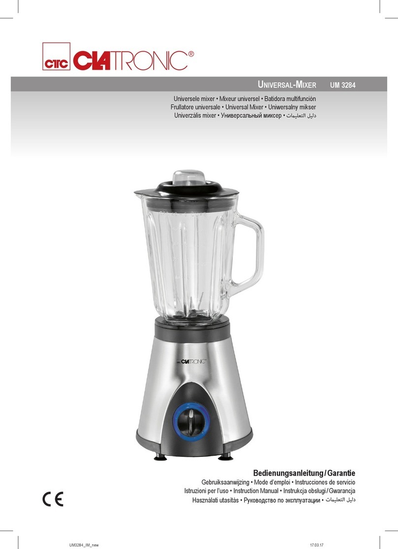Clatronic UM 3284 User manual