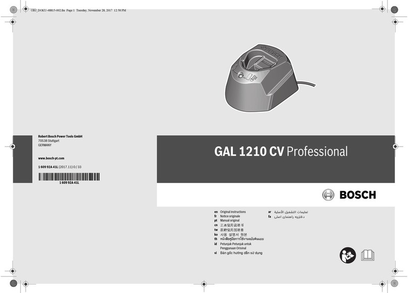 Bosch Professional GAL 1210 CV User manual